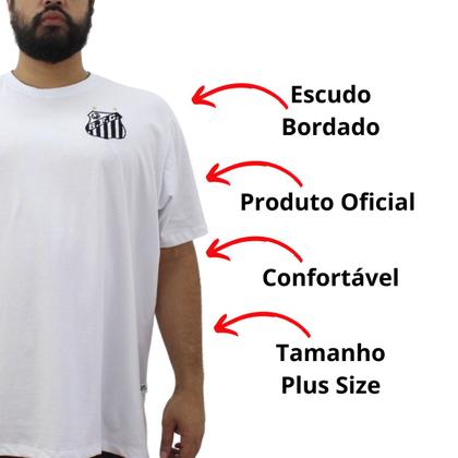 Imagem de Camiseta Santos F.C Plus Size Oficial Torcedor S1233101