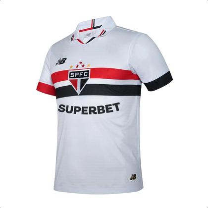 Imagem de Camiseta são paulo super bet torcedor 24/25 masculina