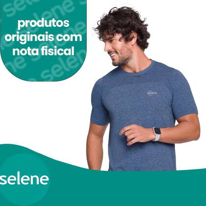 Imagem de Camiseta Sem Costura Masculino Sport Fitness Academia Selene