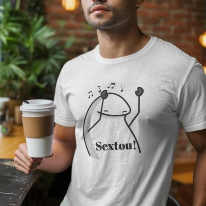 Imagem de Camiseta Sextou Divertida Unissex 100% Algodão Premium Camisa Confortável de Festa Bar e Happy Hour