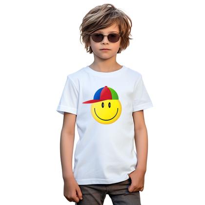 Imagem de Camiseta Smile De Boné Personalizada Infantil