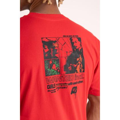 Imagem de Camiseta Streetwear Oversized Moda Urbana Algodão Hip Hop