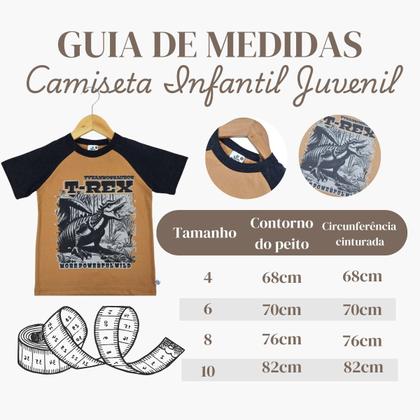 Imagem de Camiseta T-shirt 100% Algodão Estampada Infantil Menino