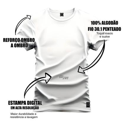 Imagem de Camiseta T-Shirt Unissex Eestampada Algodão Tigre Basquete