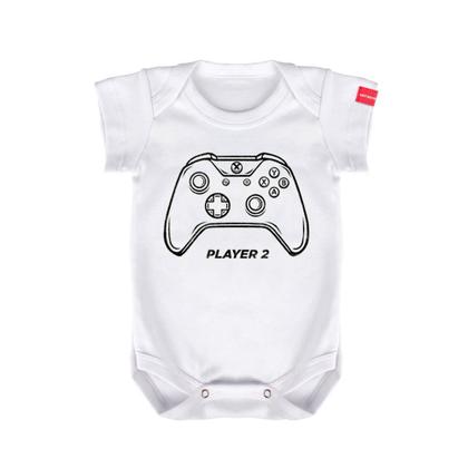 Imagem de Camiseta Tal Pai Tal Filho Controle Gamer Player 1 e 2 Dia dos Pais