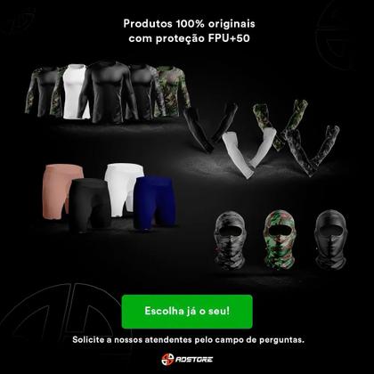 Imagem de Camiseta Térmica Segunda Pele AD Store Dry Fit Camuflado Exército