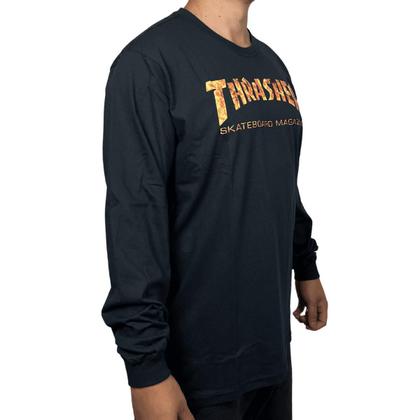 Imagem de Camiseta Thrasher Skategoat Inferno Ls Preto