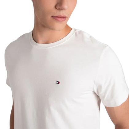 Imagem de Camiseta Tommy Hilfiger Clássica Gola C 100% Algodão