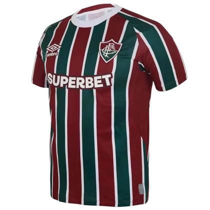 Imagem de Camiseta Umbro Fluminense I 2025 Torcedor S/N - Masculina