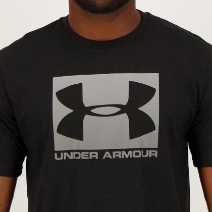 Imagem de Camiseta Under Armour Boxed Sportstyle - Preta/Grafite