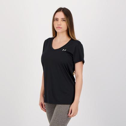 Imagem de Camiseta Under Armour Tech SSV Solid Feminina Pret