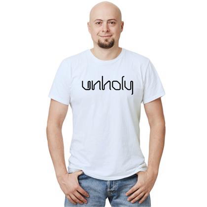 Imagem de Camiseta Unholy Profano Profana Camisa Personalizada Blusa Adulto Algodão com Poliéster