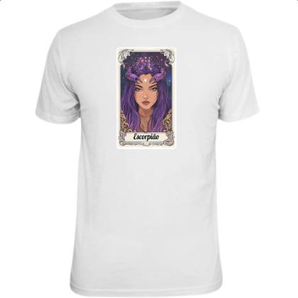 Imagem de Camiseta Unissex Carta Taro Signo Escorpiao