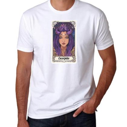 Imagem de Camiseta Unissex Carta Taro Signo Escorpiao
