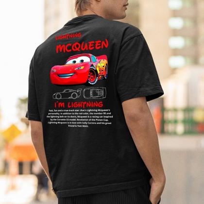 Imagem de Camiseta Unissex Kit Casal Relâmpago Mcqueen + Sally Carrera