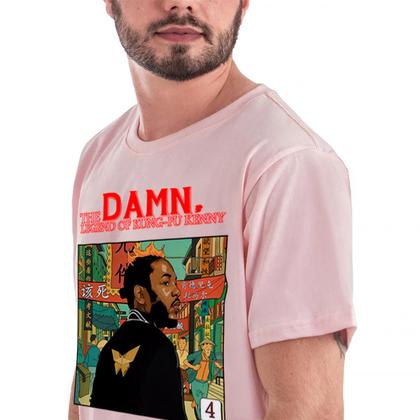 Imagem de Camiseta Unissex Lamar Kendrick Rapper Album Damn Kung Fuu 