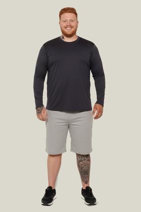 Imagem de Camiseta UV Masculina Plus Size Manga Longa UV 50+ WSS Brasil