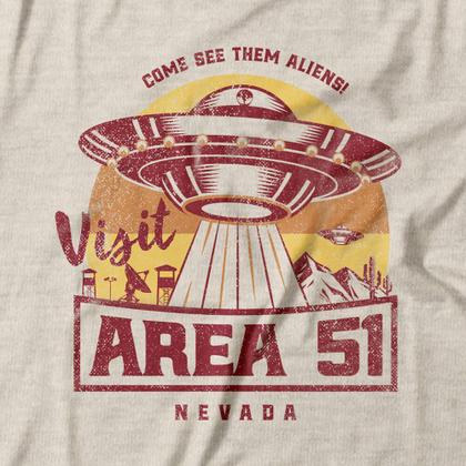 Imagem de Camiseta Visit Area 51 Studio Geek