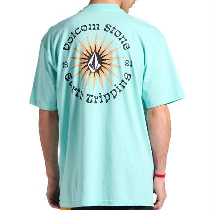 Imagem de Camiseta Volcom Comfort Scorcho SM25 Masculina Verde Claro