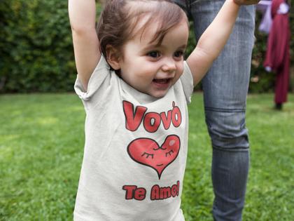 Imagem de Camiseta Vovó Te Amo Dia das Mães Branca