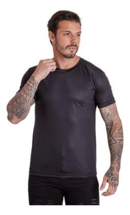 Imagem de Camisetas Básicas Lisas Masculinas Malha Fria Poliester