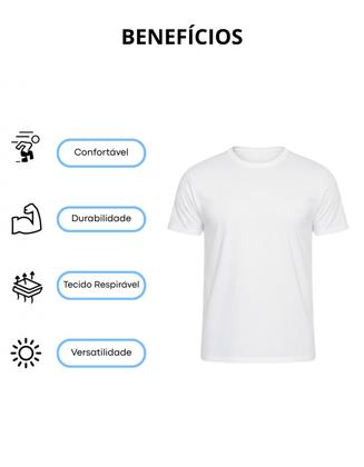 Imagem de Camisetas Básicas Masculinas 100 Algodão Direto da Fabrica Entrega Imediata Envio Imediato