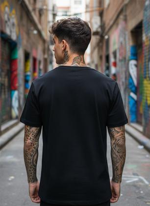 Imagem de Camisetas Basicas Masculinas Algodão Caveira Pirata Blusa Manga Curta Gola Redonda Confortável Moda Street Camiseta Preta Homens Presente Aniversario