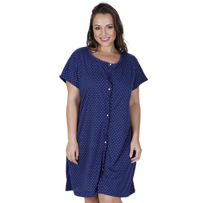 Imagem de Camisola Aberta Botões Pós Cirurgia Amamentação Pós Parto