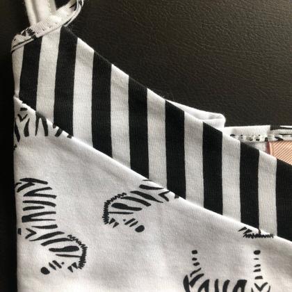 Imagem de  Camisola Alça Lua Encantada Malha Algodão Zebra Tamanho M