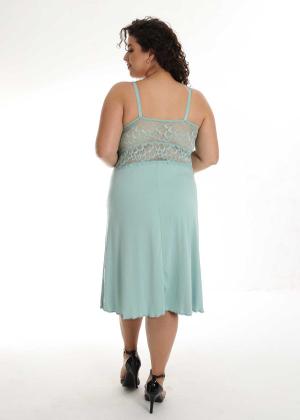 Imagem de Camisola Amamentação Plus Size com Abertura Maternidade Gravidez Pós Parto