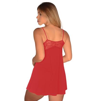 Imagem de Camisola Amamentação Sem Bojo Com Renda No Busto Gestante