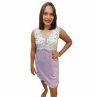 Imagem de Camisola com botões cavada  maternidade e senhoras 