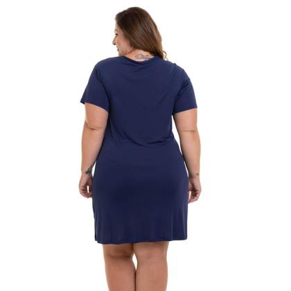 Imagem de Camisola Curta com Renda Marinho Liganete Sepie 1001-PL Plus Size