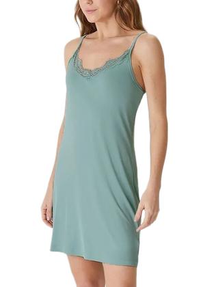 Imagem de Camisola Curta Malwee 1000134192 Feminina Renda e Liganete T. P/GG