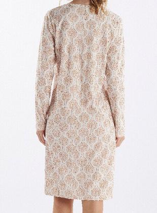 Imagem de Camisola Curta Pzama 050280 Feminina Peitilho Com Botões Algodão T. M/EG