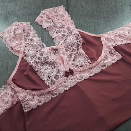 Imagem de Camisola Manguinha Rendada