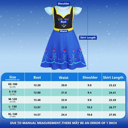 Imagem de Camisola Mizzuco Princess Dress para menina de 2 a 8 anos