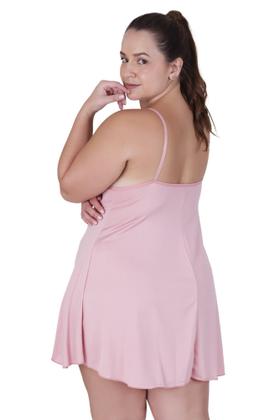 Imagem de Camisola Plus Size Detalhe Renda Macia - c2 BIA