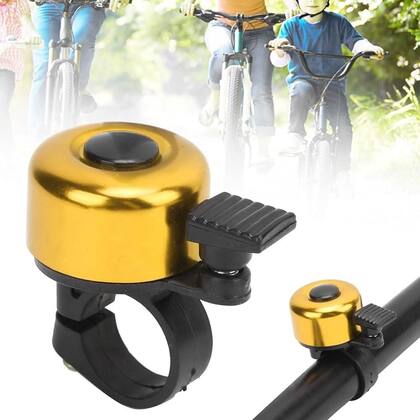 Imagem de Campainha bike estilo vintage em aco cromado adulto