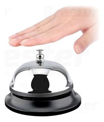 Imagem de Campainha de Recepção Restaurante Balcão De Mesa Sino Sineta