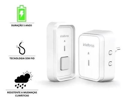 Imagem de Campainha eletrônica intelbras cib 101 branco