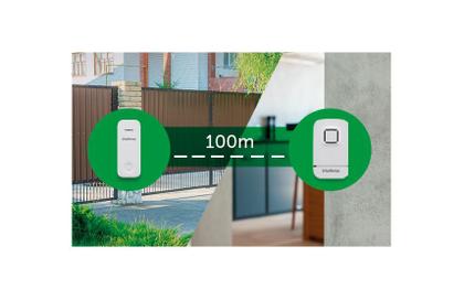 Imagem de Campainha Eletrônica Sem Fio Wireless Sem Bateria Intelbras Alcance ate 100Mts 4 Modulos Externos A Prova D' Agua