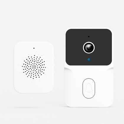 Imagem de Campainha Inteligente Sem Fio com Câmera HD, Visão Ao Vivo e Conexão Wi-Fi