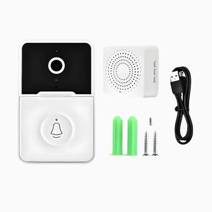 Imagem de Campainha Inteligente Wifi C Câmera Áudio Sem Fio Interfone