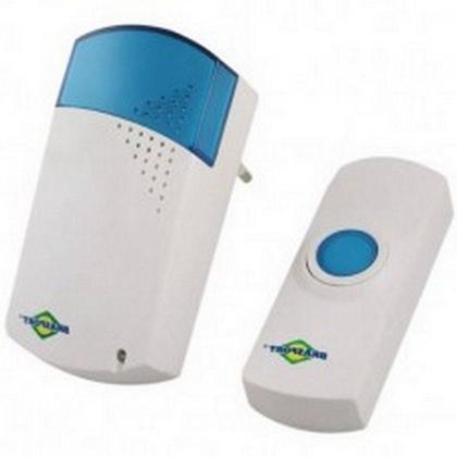 Imagem de Campainha Sem Fio 220V. Brasfort Musical 32 Toques Pilha/Tomada - 8385