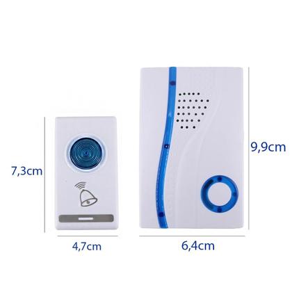 Imagem de  Campainha Sem Fio Alcance  100 Metros Residencial
