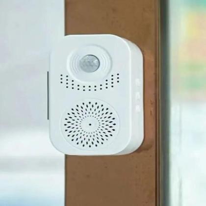 Imagem de Campanha eletronica sensor presenca infravermelho com aviso sonoro gravador alerta inteligente detector movimento