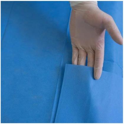 Imagem de CAMPO CIRURGICO ESTERIL SEM FENESTRA 0,75M X 0,75M POLARFIX Kit com 10 unidades