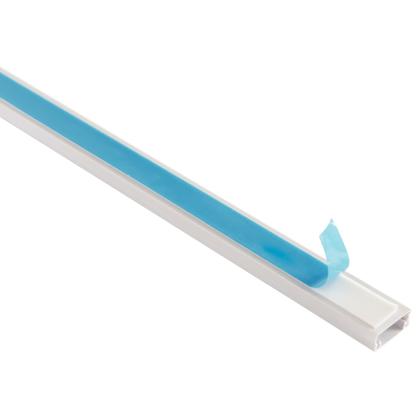 Imagem de Canaleta 20x10x2000 mm Tramontina Branca com Fita Dupla Face sem Divisória