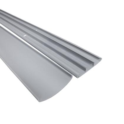 Imagem de Canaleta de Piso em PVC com Fita Dupla Face Cinza 75mm x 17mm com 2 Metros CPA7517 - Hellermann Tyton